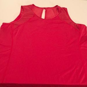 Moving Comfort Pink Running Top with Mesh Details